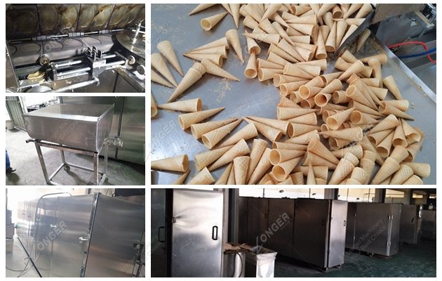 Commercial Automatic Ice Cream Cone Production Line