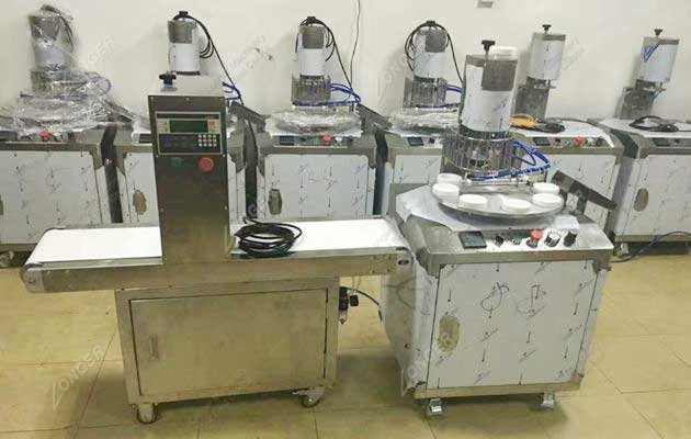 automatic commercial egg tart shell maker machine sold to malaysia