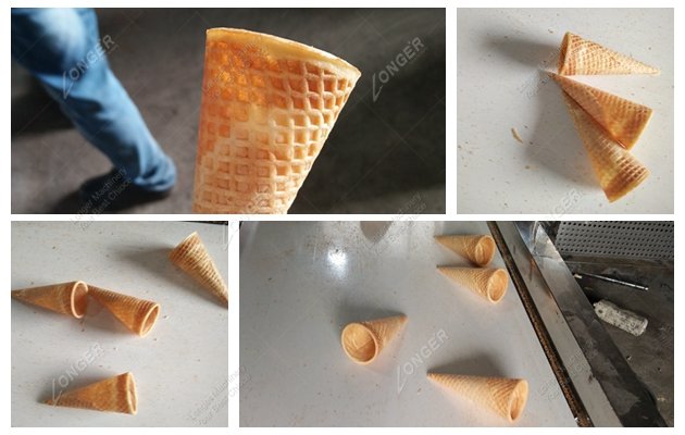 commercial ice cream waffle cone maker machine manufacturer in china