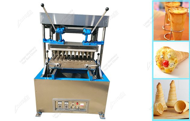 commercial pizza cone making machine