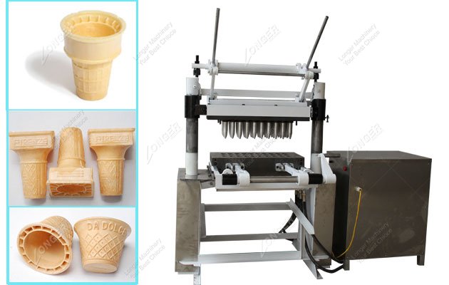 manual type wafer ice cream cone making machine
