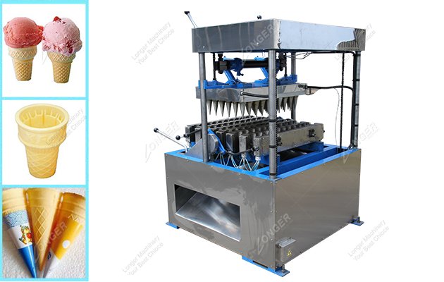 Wafer Ice Cream Cone Machine 1800pcs/h