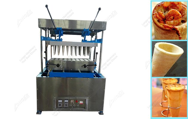 Pizza Cone Molding Machine 40pcs/time