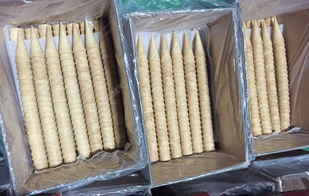 ice cream cone sugar cone baking machine