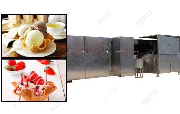Ice Cream Waffle Cone Machin