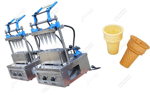 semi automatic ice cream cone machine